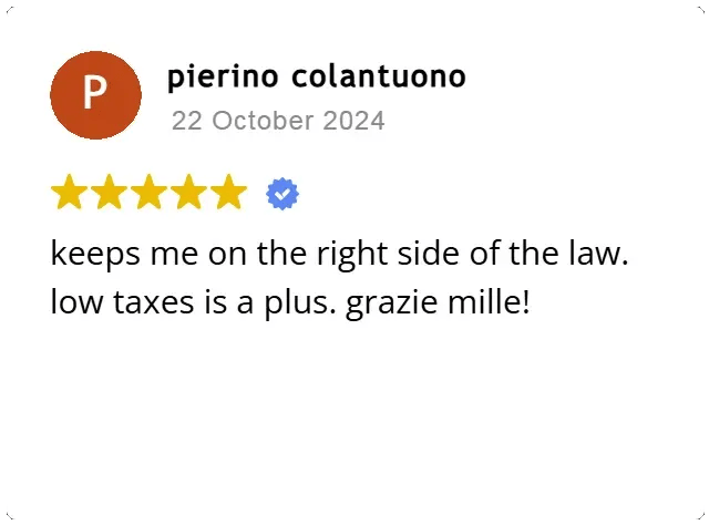 Review by Pierino Colantuono