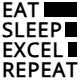 Eat Sleep Excel Repeat logo