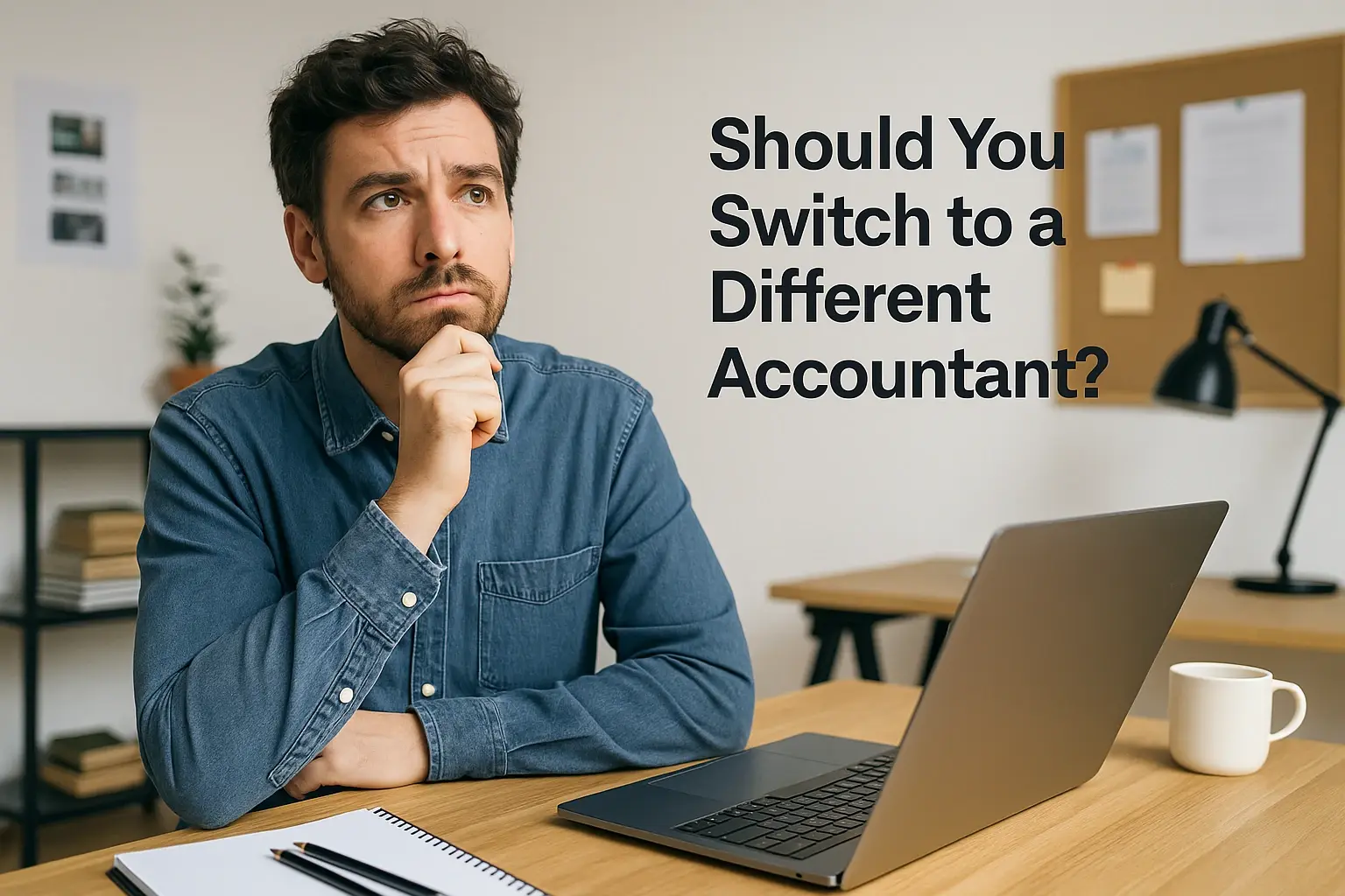 Man considering switching accountants